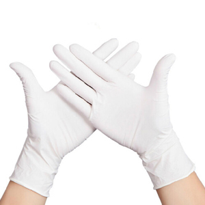 Одноразовые латексные смотровые перчатки 9 дюймов без пудры