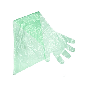 Прозрачные белые зеленые оранжевые 90 см длинные ветеринарные перчатки из полиэтилена высокой плотности