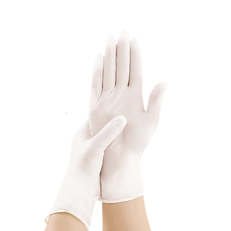 Одноразовые латексные смотровые перчатки 9 дюймов без пудры