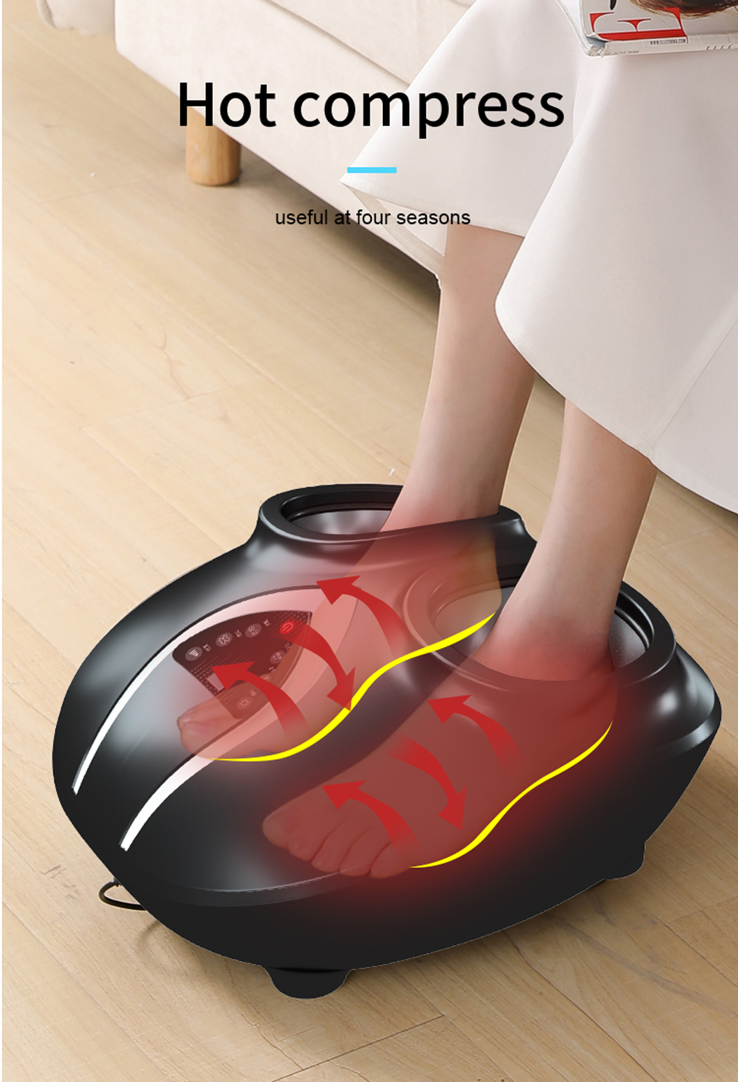 Массажер для ног и ног Профессиональный массажер для кровообращения в ногах с вибрацией